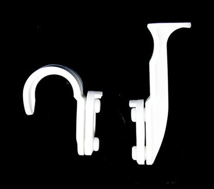 New Plastic Latch Set Kit for Solar Group Standard Mailbox Repair Latch Kit (1, White) - color: White