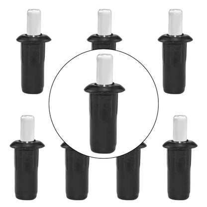 Aifeier ET 8 Pieces Cabinet Door Repair Pins Damper Replacement Repair Pins Blinds Spring Loaded Furniture Fittings Door Spring Parts - color: Black