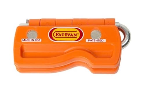 The Original Fat Ivan Fold Up Doorstop Wedge with Magnet - for Moving Office Home or School - Great for Police, Admin, Firefighters and Any time You Need a Door to Stay Open - color: Orange, size: 1 Pack