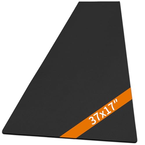 Large Gun Gleaning Mat for Pistol Rifle Shotgun, Oil-Resistant Gun Cleaning Pad, Non-Slip Waterproof Leather Workbench Mat Desk Pad for Gun Maintenance - color: Black, style: 37"x17"