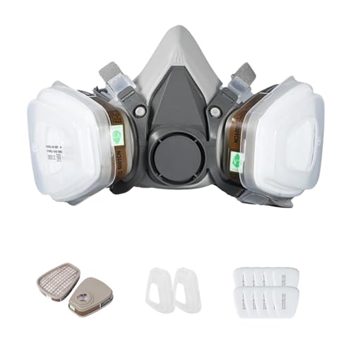 Respirator Masken | Reusable Half Face Spray Paint Masken | Dust Proof Washable Sanding Respirator Kit for Painting, Sanding, Welding