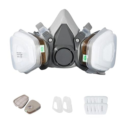 Respirator Masken | Reusable Half Face Spray Paint Masken | Dust Proof Washable Sanding Respirator Kit for Painting, Sanding, Welding