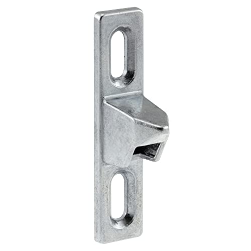Prime-Line MP2082 Sliding Door 1/2 In. Wide Keeper with Chrome Plated Diecast, 2 Count (Pack of 1)
