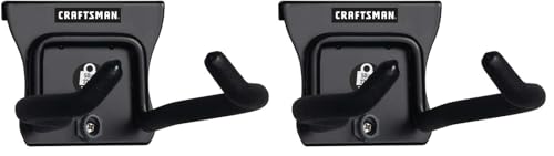 CRAFTSMAN Versatrack Garage Hooks, Outdoor Power Equipment (CMST82609VT) (Pack of 2) - size: 1 Count (Pack of 2), style: Outdoor Equipment Hook