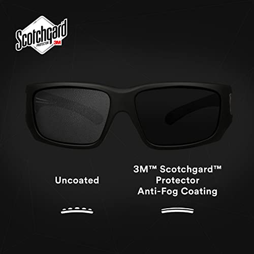 Maxim 3M Elite 1000 Series, MXE1002SGAF-BLK, Black Frame, Scotchgard Anti-Fog Coating, Gray AF-AS Lens - style: Gray Lens