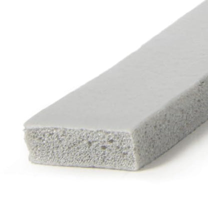 Frost King Vinyl Foam Tape - Closed Cell - Moderate Compression, 1/4" W, 1/8" Thick, 17' L, Grey - V442H - size: 1