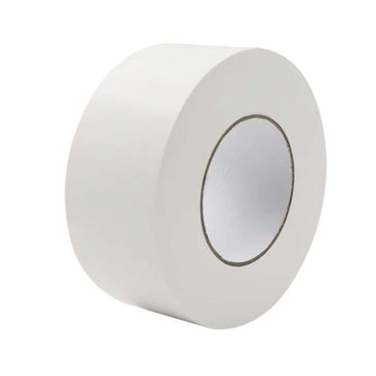 Multi Purpose White Duct Tape 2 Inch X 33 Yards, Heavy Duty Strong Adhesive Tape, No Residue, Waterproof All Weather, Tear by Hand, Industrial Repairs - color: White, size: 2 Inches x 33 Yards