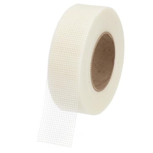 PATIKIL Drywall Repair Mesh Tape, 2 inch x 164 ft Fiberglass Repair Patch Self-Adhesive Dry Wall Joint Tape 10 Mesh Wall Hole Crack and Seam Patch, White - size: 2 Inch X 164 Feet