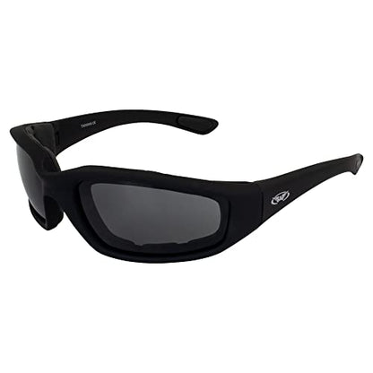 Global Vision Eyewear Kickback Sunglasses with EVA Foam - color: Smoke Lens
