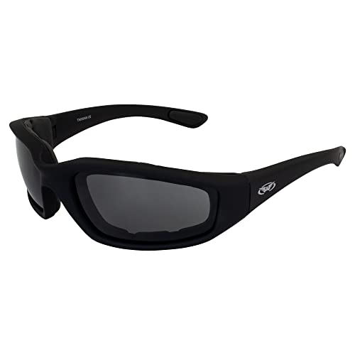 Global Vision Eyewear Kickback Sunglasses with EVA Foam - color: Smoke Lens