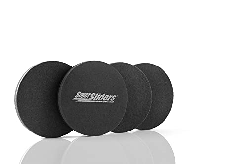 SuperSliders 4763595N Reusable Furniture Sliders for Hardwood Floors Quickly and Easily Move Any Item, 4 Pack, Black - color: Black, size: 16 Pack