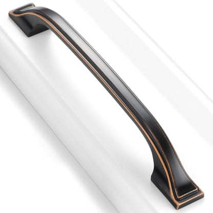 10 Pack Oil Rubbed Bronze Cabinet Pulls 5 Inch Brushed Bronze Cabinet Handles Bronze Hardware for Kitchen Cabinets 8222 Drawers Bedroom Dresser Bathroom Vanity Cupboard - color: Oil Rubbed Bronze, size: 5 Inches, style: 10 Pack Arch Pull