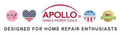 Apollo Tools 53 Piece Home Repair Tool Set with Toolbox Storage Case, Basic Tool Set for General Household Repairs and DIY, Includes Most Useful Hand Tools - Red - size: 53-piece