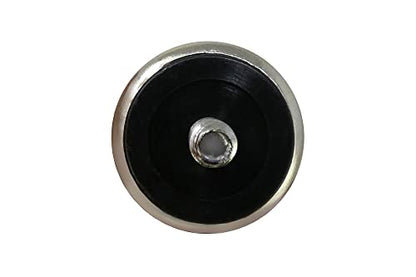 Shepherd Hardware 9451 1-1/4-Inch Threaded Stem Furniture Glides, 1/4-Inch Stem Diameter, Metal Base with Rubber Cushion, 4 Count (Pack of 5),Silver - size: 1-1/4-Inch (Pack of 5)