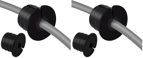 Cable Routing Kit for Starlink for 1 inch Wall Hole, Wall Bushing Grommet, Starlink Accessories, Silicone Cable Wall Pass, Starlink Anti-Slip Wall Grommets for Cables (1 inch) 2 Pcs (Pack of 2) - size: 1 inch 2pcs (Pack of 2)