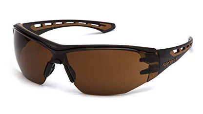 Carhartt Gear CHB818ST Easley™ Sandstone Bronze Anti-Fog Lens - One Size Fits All - Black/Tan - color: Sandstone Bronze Lens