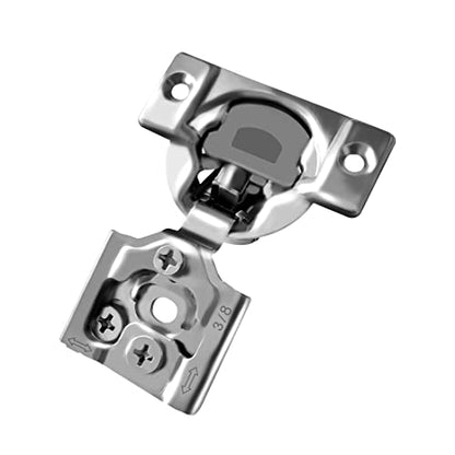 Berta 2-Pack, 3/8 inch Overlay Soft Closing Face Frame Cabinet Hinges, 105 Degree 6-Ways 3-Cam Adjustment Concealed Kitchen Cabinet Door Hinges with Screws (3/8 inch, 2 Pieces) - size: 3/8 In. Overlay | 2 Pieces