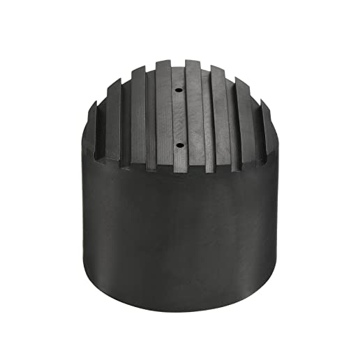 MECCANIXITY Ladder Non-Slip Feet Mat 60mm ID Rubber Round Telescopic Ladder Accessories Pad Cover Cushion for Ladder Protection Black Pack of 4 - size: 60mm