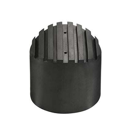 MECCANIXITY Ladder Non-Slip Feet Mat 60mm ID Rubber Round Telescopic Ladder Accessories Pad Cover Cushion for Ladder Protection Black Pack of 4 - size: 60mm