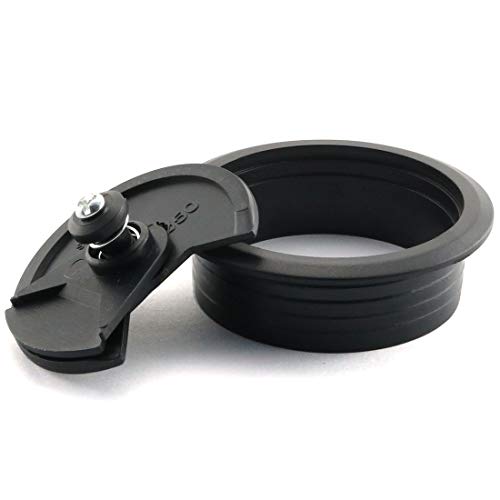 HJ Garden 2pcs 2-3/8 inch Desk Wire Cord Cable Grommets Hole Cover for Office PC Desk Cable Cord Organizer Plastic Cover Black - size: 1-3/8inch