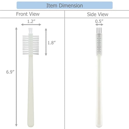 EIKS 10 Pack Juicer Cleaning Brushes for Cleaning Bottle Glassware Edge Corner Bottom, Also Suitable for Tile Lines Window Track Sink