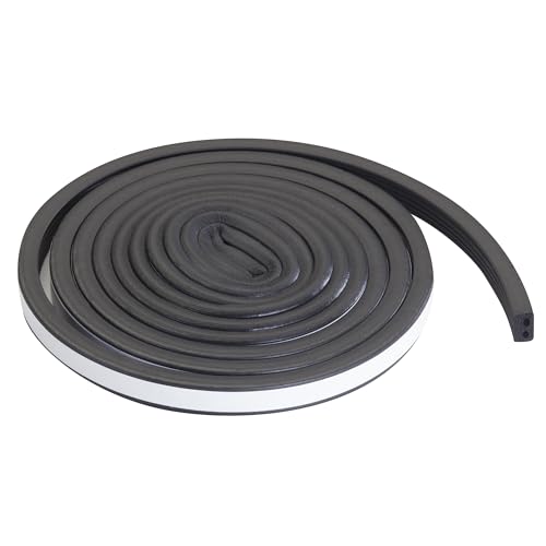 M-D Building Products 01033 10 ft. Black Large Rubber Auto & Marine Weatherseal for All Climates - size: 10 Ft.
