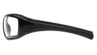 Pyramex Goliath Safety Eyewear Black Frame Clear Anti Fog Lens - color: Black Frame/Clear Lens