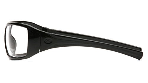 Pyramex Goliath Safety Eyewear Black Frame Clear Anti Fog Lens - color: Black Frame/Clear Lens