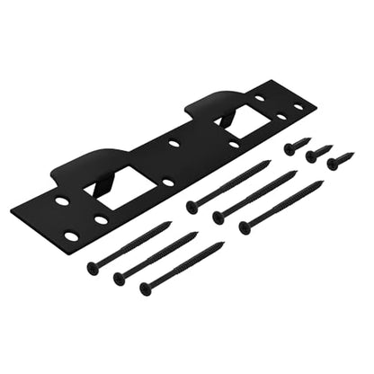 Nuk3y SP550 Combination Security Door Strike for 5-1/2 inch Hole Center (Matte Black) - color: Matte Black