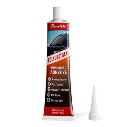 Polyurethane Windshield Adhesive & Sealant 50ML - High Strength, Fast Curing Formula for Automotive Glass, Car Windscreen, RV Window - Professional Strength, Weather Resistant Crack Repair Glue - size: 50ml, style: 1 Pack