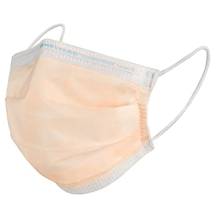 HALYARD FLUIDSHIELD level 3 Disposable Procedure Mask w/SO SOFT Lining/Earloops - color: Orange, size: 1 Count (Pack of 40)