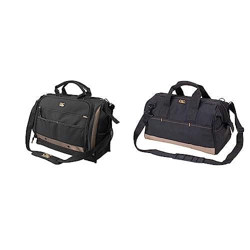 CLC Custom Leathercraft 50 Pocket Tool Bag + BigMouth Bag Combo (22 Pockets)