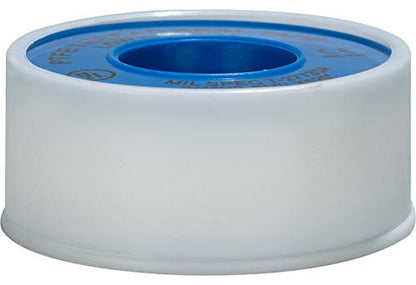 Weld-On 87755 Thread Seal Tape with PTFE, 3/4 inch by 520 inches, White - size: 3/4 inch by 520 inches