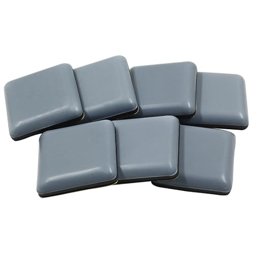 Bivethoi 20 Pcs Furniture Glide Square,Self-Adhesive Sliders Pads Magic Sliders Floor Protectors Sofa Glides for Wood, Ceramic Tile Floor(30 * 30mm) - size: 1-5/16", Square