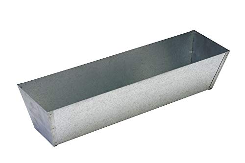 Warner 14" Galvanized Steel Drywall Mud Pan, 267 - size: 14" Galvanized Steel