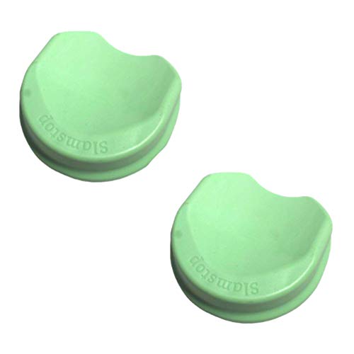 SlamStop Door Stopper Stops Slamming Doors by Wedging Door Open (2 Pack, Green) - color: Green, size: 2 Pack
