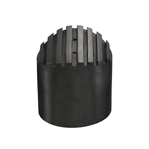 MECCANIXITY Ladder Non-Slip Feet Mat 52mm ID Rubber Round Telescopic Ladder Accessories Pad Cover Cushion for Ladder Protection Black Pack of 4 - size: 52mm