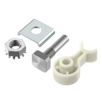 PalpitateC Glass Shower Door Repair Kit with Stainless Steel Pivot Pin and Plastic Pivot Bushing Replacement for Framed Shower Doors - size: #SDPP01 and #SDPB1871