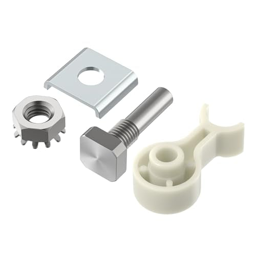 PalpitateC Glass Shower Door Repair Kit with Stainless Steel Pivot Pin and Plastic Pivot Bushing Replacement for Framed Shower Doors - size: #SDPP01 and #SDPB1871