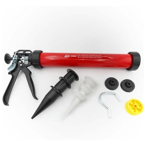 Malco 20 oz. Sausage Caulking Gun Tool Kit 12:1 Ratio Drive CGS1- Converts for Bulk Load, Sausage Pack and Cartridge Caulk Gun Material
