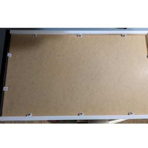 50 Pack Drawer Wedges with Screws - Furniture Chest Drawer Bottom Repair Fixing Mending Wedges 90 Degree Drawer Plastic Angle Code Bracket Fastener (50)