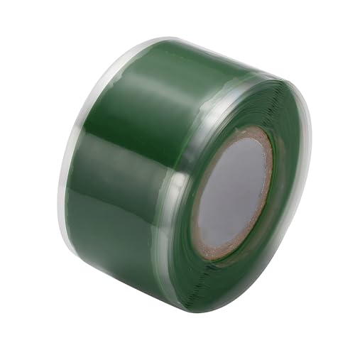 Waterproof Transparent Silicone Repair Tape,Self-Fusing Sealant for Leaky & Damaged Pipes, Easy to Apply with Adhesive (0.98 * 59 inches/Green) - color: 0.98*59 inches/Green