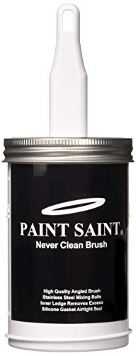 Paint Saint – 2 Airtight Touch Up Paint Containers with Built-In Brush | Mess-Free House Paint Storage | Quick, Satisfying Touch Ups | Perfect for Homeowners, DIY & Property Managers (Pack of 2) - size: 1 Count (Pack of 2)