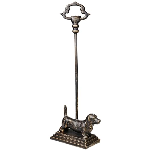 Door Stoppers for Bottom of Door Cast Iron Decorative Door Stop Wedge Metal Doorstops (Vintage Dog) - color: Vintage Dog