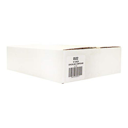 Red Devil 0532 Pre-Mixed Vinyl Spackling, 1/2 Pint - size: 1/2 Pint, style: 12 - Pack