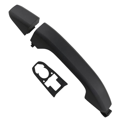 APPERFiT Door Handle w/Gasket Set - Front Exterior RH (Textured Black) Compatible with 2014-2020 Chevy Chevrolet Silverado Suburban Tahoe, GMC Sierra Yukon 22923605 22929412 - color: Textured Black FR