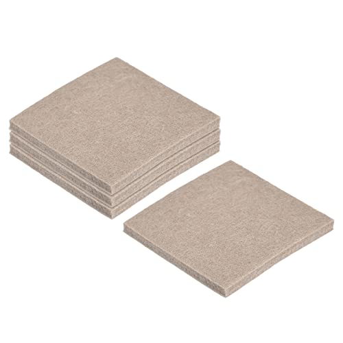 uxcell Felt Furniture Pads Self Adhesive Square Furniture Felt Pads, Anti Scratch Floor Protectors for Furniture Legs Hardwood Floor 2 Inch x 2 Inch Beige 12pcs - size: 2 Inch x 2 Inch