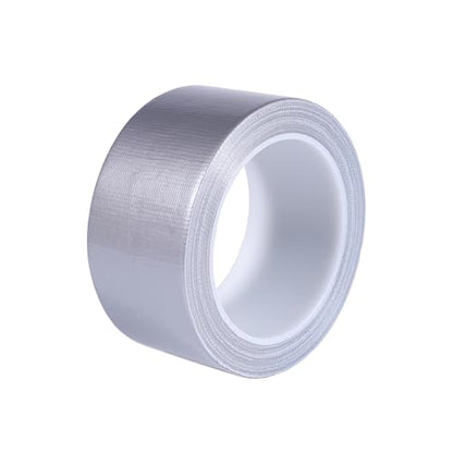 Silver Duct Tape Heavy Duty, Waterproof Strong Adhesive Duct Tape for Indoor Outdoor Repairs Packaging Arts Crafts Projects, Tear by Hand 2 Inch x 20 Yards - color: Silver