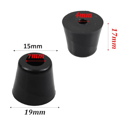 Rubber Cone-Shaped Machine Foot Shock-Absorbing pad, Instrument Chassis pad,Table and Chair Anti Slip Foot pad - size: 19*15*17