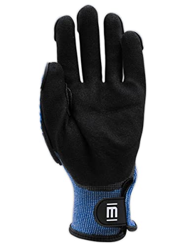 MAGID T-REX Flex Series ANSI A6 AeroDex Shell Impact Glove, 48 Pair, NitriX Coated Palm, Size 9/L, Blue, TRX685 - size: 9/L, style: 48 Pairs
